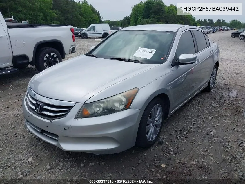 1HGCP2F67BA039442 2011 Honda Accord 2.4 Se