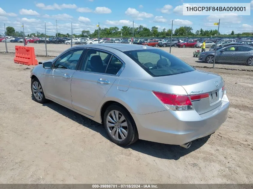 2011 Honda Accord 3.5 Ex-L VIN: 1HGCP3F84BA009001 Lot: 39898701