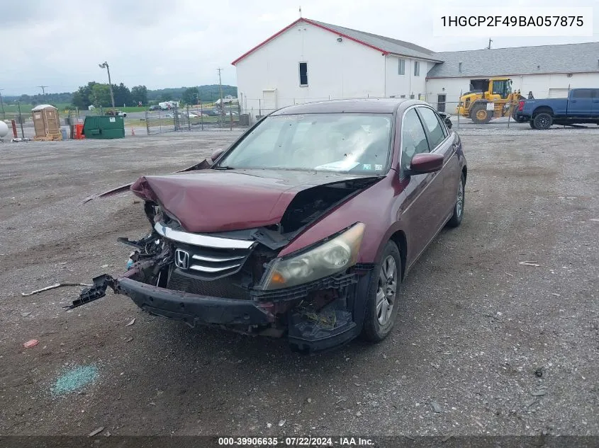 1HGCP2F49BA057875 2011 Honda Accord 2.4 Lx-P