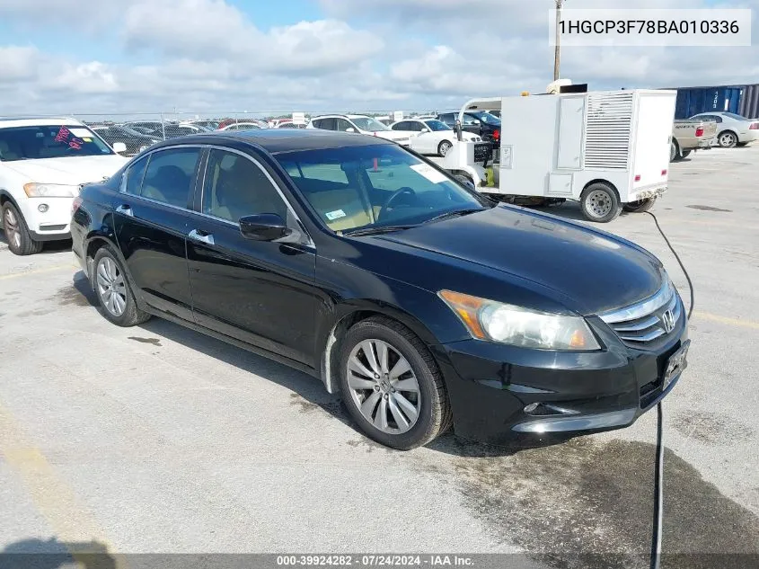 2011 Honda Accord Ex VIN: 1HGCP3F78BA010336 Lot: 39924282