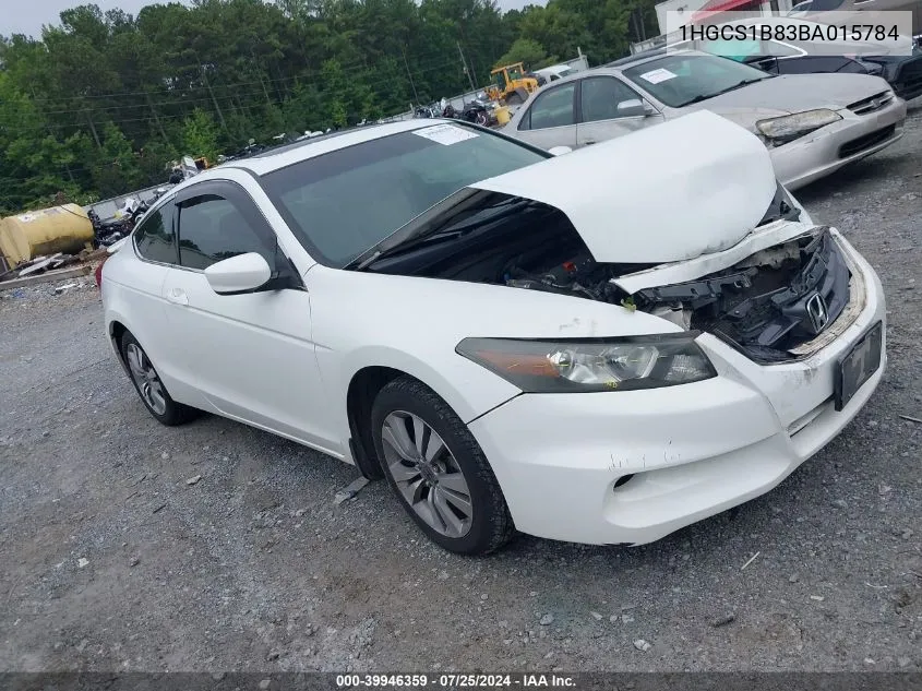 2011 Honda Accord 2.4 Ex-L VIN: 1HGCS1B83BA015784 Lot: 39946359