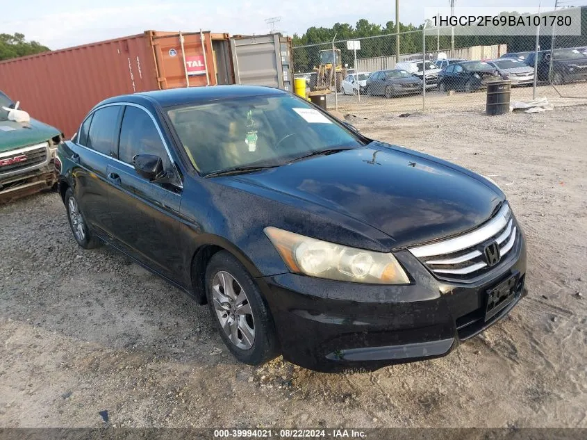 2011 Honda Accord 2.4 Se VIN: 1HGCP2F69BA101780 Lot: 39994021