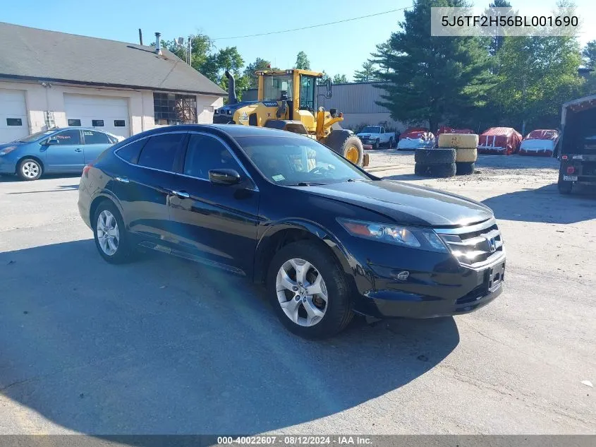 2011 Honda Accord Crosstour Ex-L VIN: 5J6TF2H56BL001690 Lot: 40022607