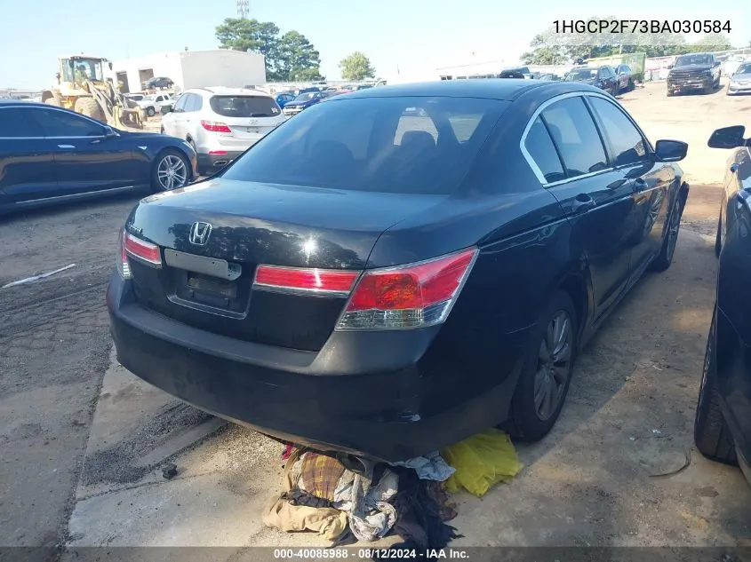 1HGCP2F73BA030584 2011 Honda Accord Ex