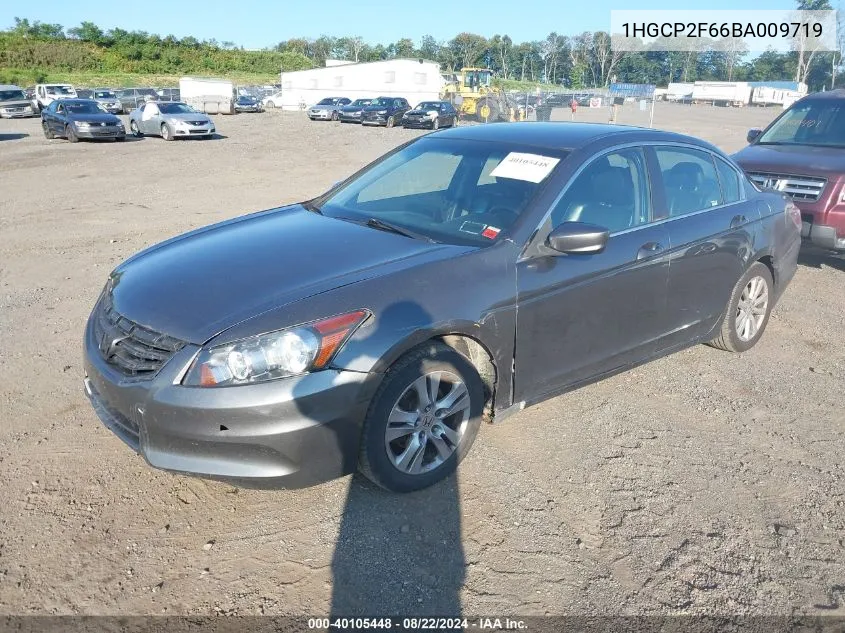 2011 Honda Accord 2.4 Se VIN: 1HGCP2F66BA009719 Lot: 40105448