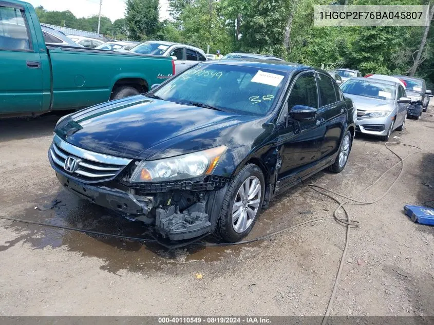 1HGCP2F76BA045807 2011 Honda Accord 2.4 Ex