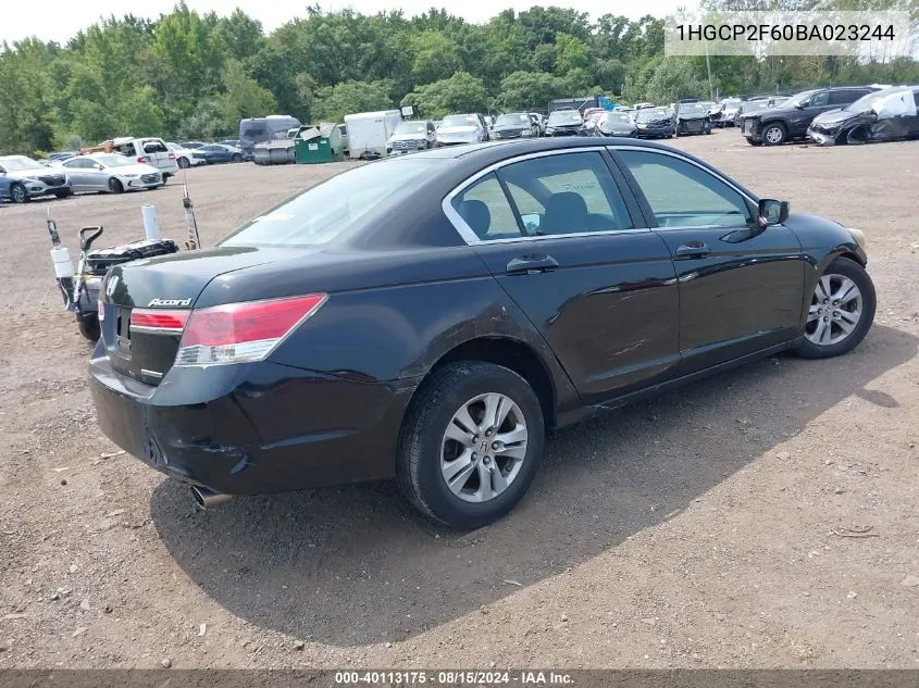 1HGCP2F60BA023244 2011 Honda Accord 2.4 Se