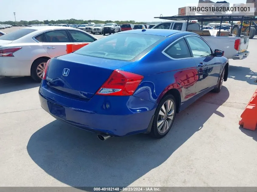 1HGCS1B82BA011001 2011 Honda Accord 2.4 Ex-L