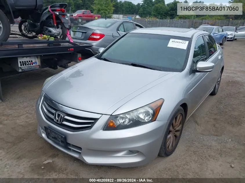 1HGCP3F85BA017060 2011 Honda Accord 3.5 Ex-L