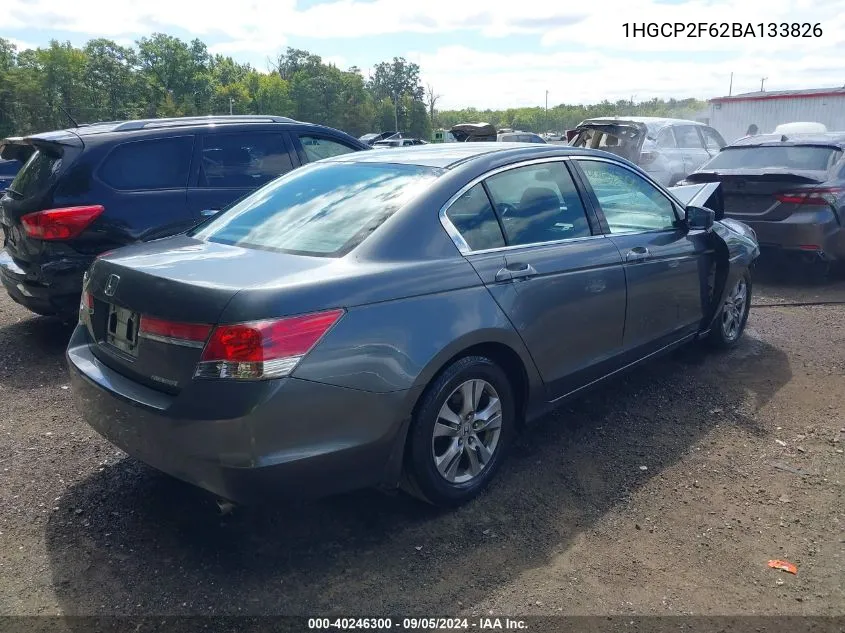 1HGCP2F62BA133826 2011 Honda Accord 2.4 Se