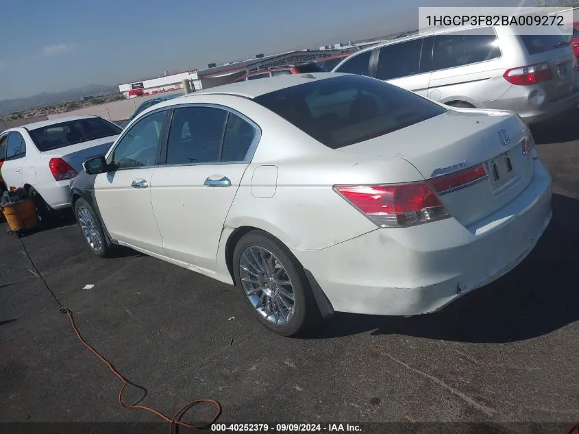 1HGCP3F82BA009272 2011 Honda Accord 3.5 Ex-L