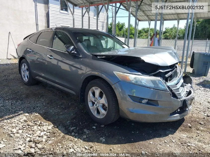 2011 Honda Accord Crosstour Ex-L VIN: 5J6TF2H5XBL002132 Lot: 40264445