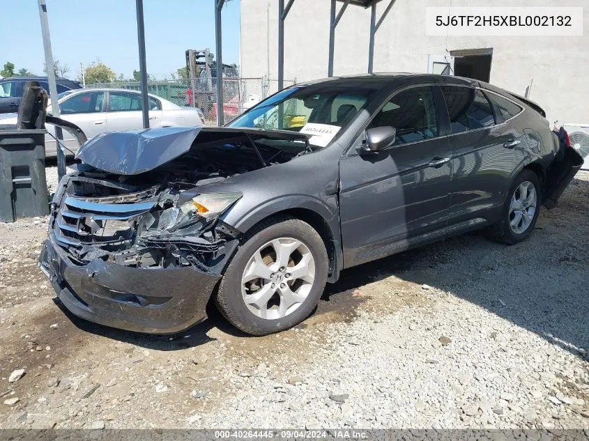 5J6TF2H5XBL002132 2011 Honda Accord Crosstour Ex-L