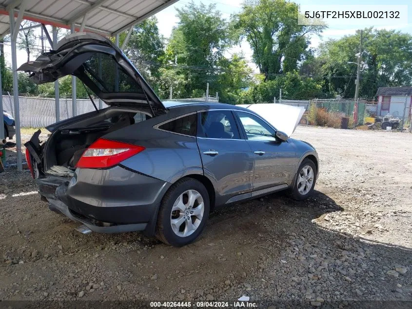 5J6TF2H5XBL002132 2011 Honda Accord Crosstour Ex-L