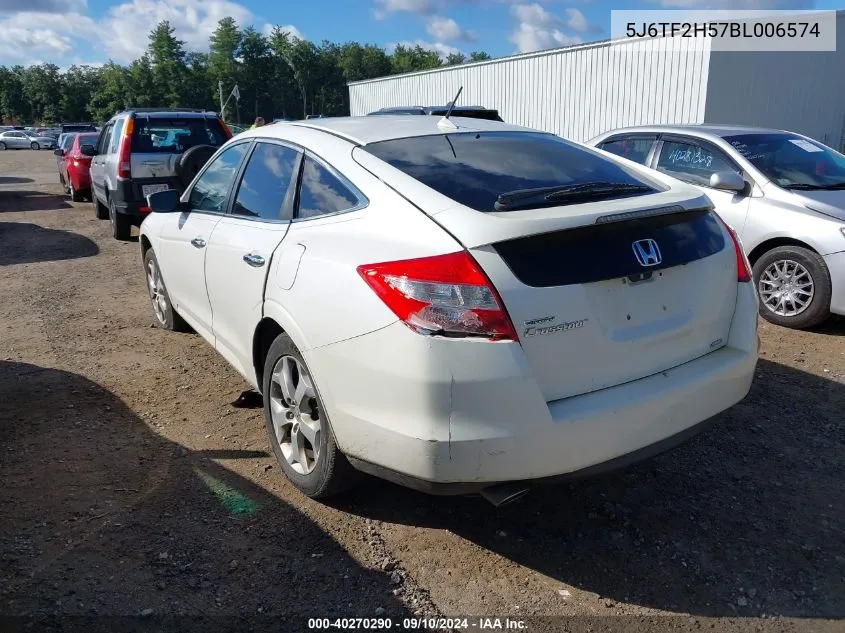 5J6TF2H57BL006574 2011 Honda Accord Crosstour Exl