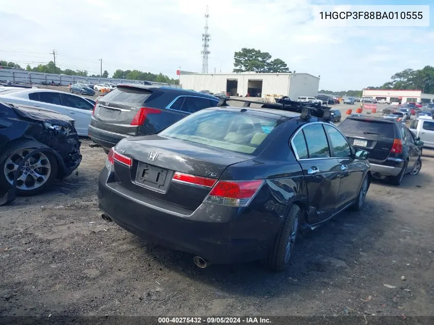 1HGCP3F88BA010555 2011 Honda Accord 3.5 Ex-L