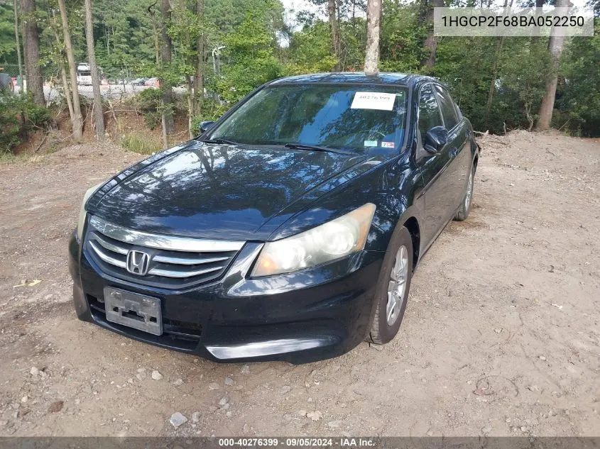 2011 Honda Accord 2.4 Se VIN: 1HGCP2F68BA052250 Lot: 40276399