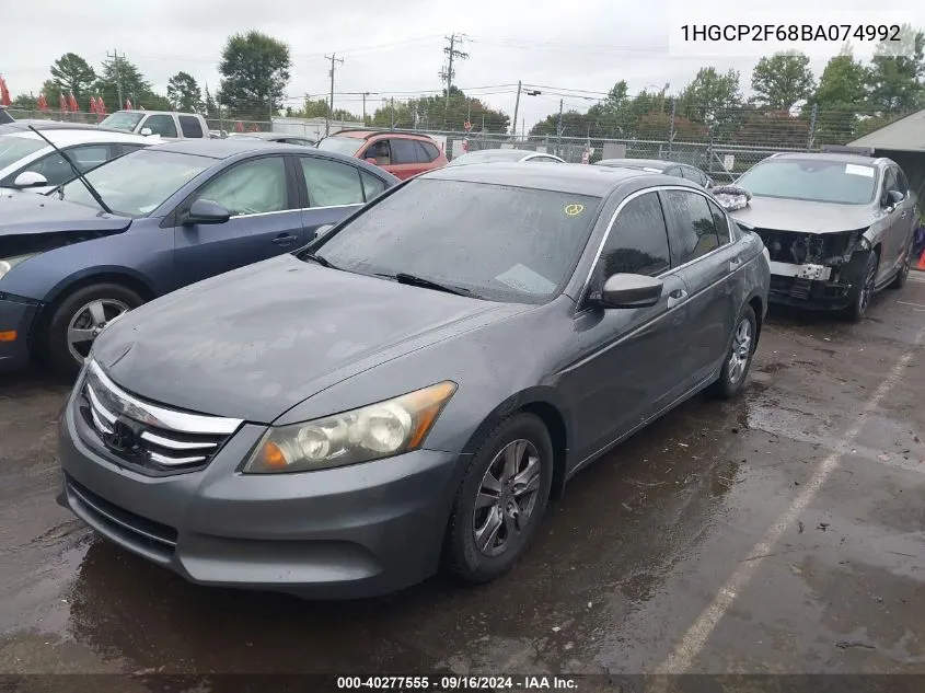 1HGCP2F68BA074992 2011 Honda Accord 2.4 Se