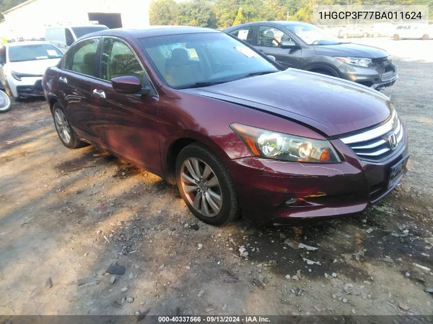 1HGCP3F77BA011624 2011 Honda Accord Ex