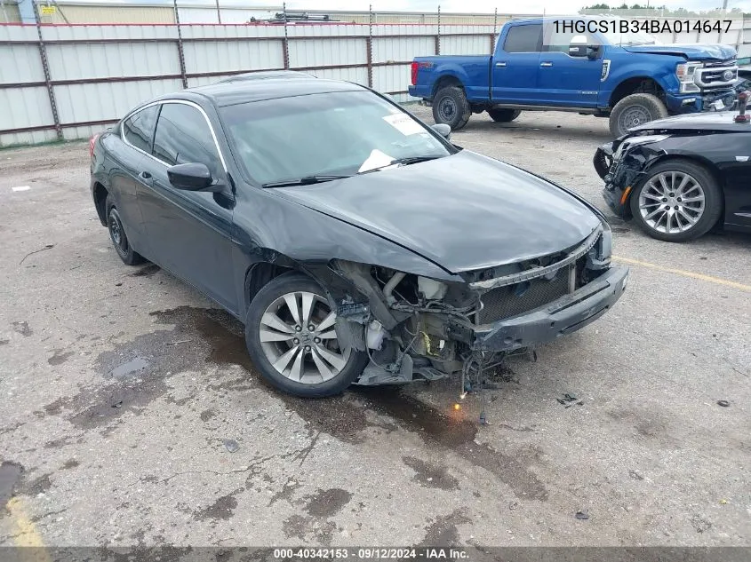 1HGCS1B34BA014647 2011 Honda Accord 2.4 Lx-S