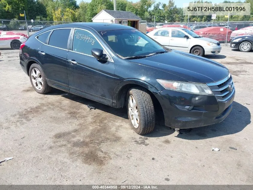 2011 Honda Accord Crosstour Ex-L VIN: 5J6TF2H58BL001996 Lot: 40344958