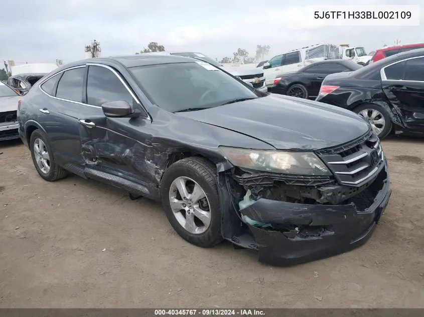 5J6TF1H33BL002109 2011 Honda Accord Crosstour Ex