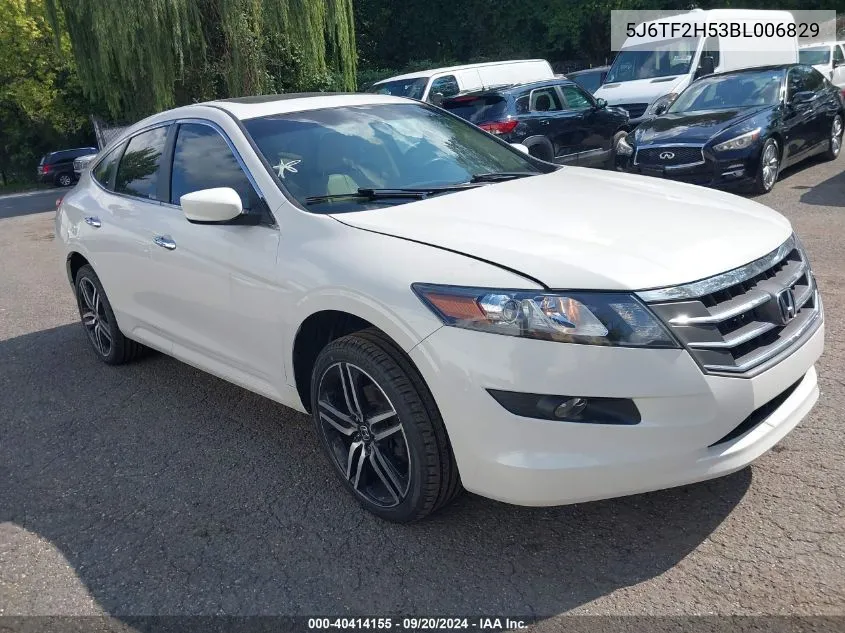 2011 Honda Accord Crosstour Ex-L VIN: 5J6TF2H53BL006829 Lot: 40414155