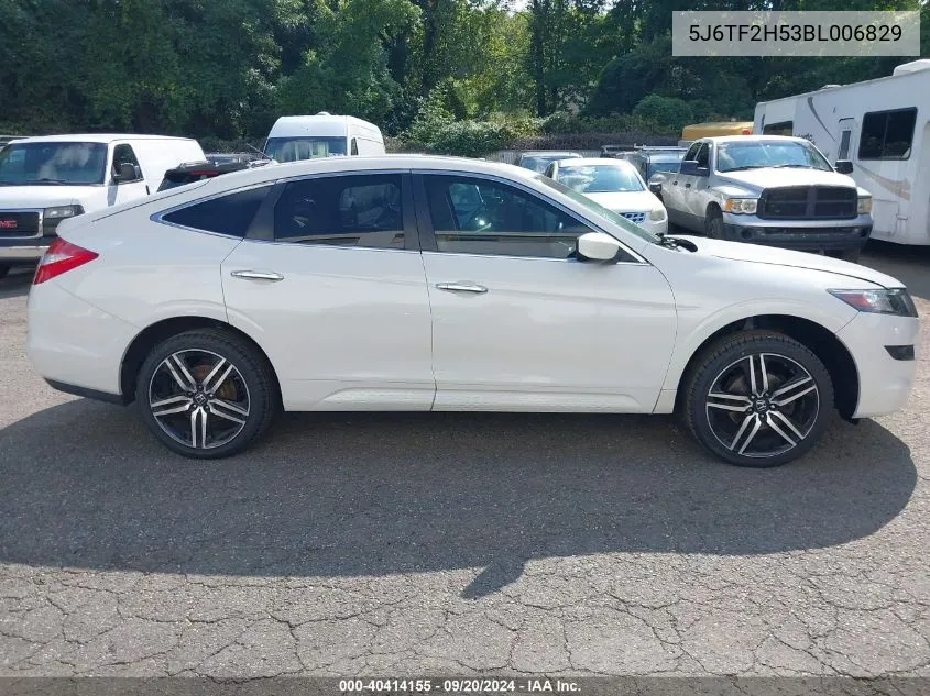 2011 Honda Accord Crosstour Ex-L VIN: 5J6TF2H53BL006829 Lot: 40414155