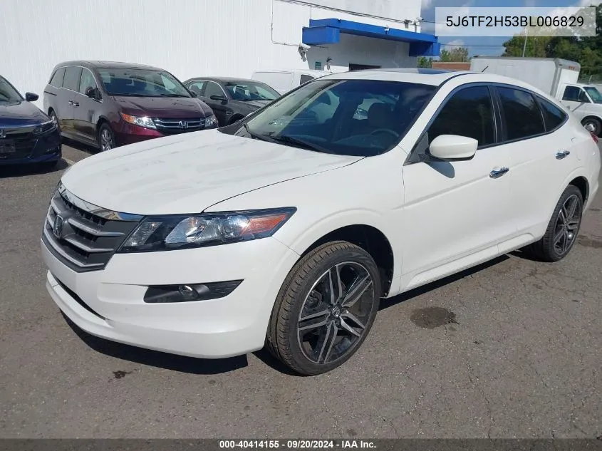 2011 Honda Accord Crosstour Ex-L VIN: 5J6TF2H53BL006829 Lot: 40414155