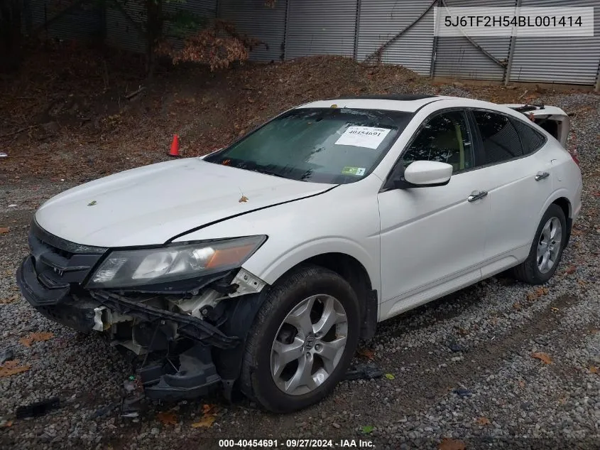 2011 Honda Accord Crosstour Ex-L VIN: 5J6TF2H54BL001414 Lot: 40454691