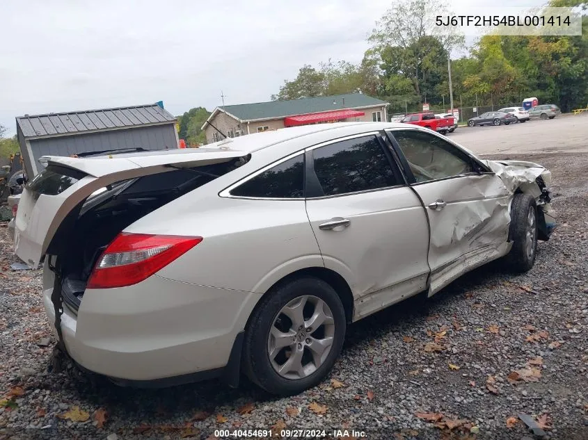 2011 Honda Accord Crosstour Ex-L VIN: 5J6TF2H54BL001414 Lot: 40454691