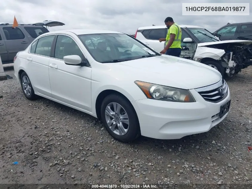 2011 Honda Accord 2.4 Se VIN: 1HGCP2F68BA019877 Lot: 40463870