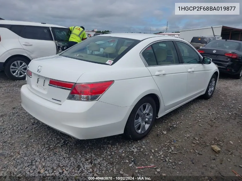 2011 Honda Accord 2.4 Se VIN: 1HGCP2F68BA019877 Lot: 40463870