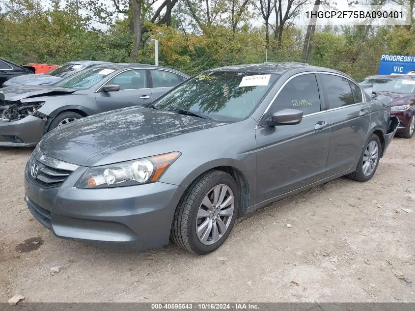 1HGCP2F75BA090401 2011 Honda Accord 2.4 Ex