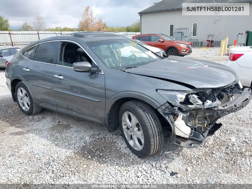 2011 Honda Accord Crosstour Ex-L VIN: 5J6TF1H58BL001281 Lot: 40596342