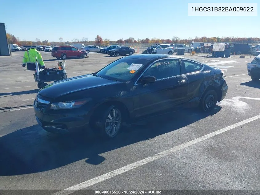 2011 Honda Accord 2.4 Ex-L VIN: 1HGCS1B82BA009622 Lot: 40615526