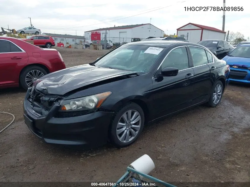 1HGCP2F78BA089856 2011 Honda Accord 2.4 Ex