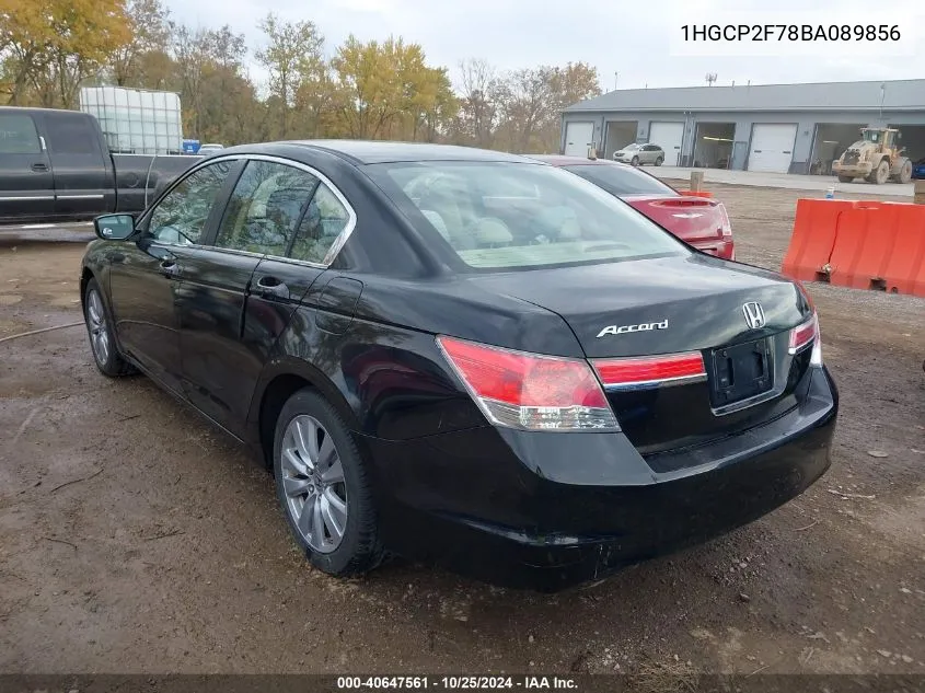 1HGCP2F78BA089856 2011 Honda Accord 2.4 Ex