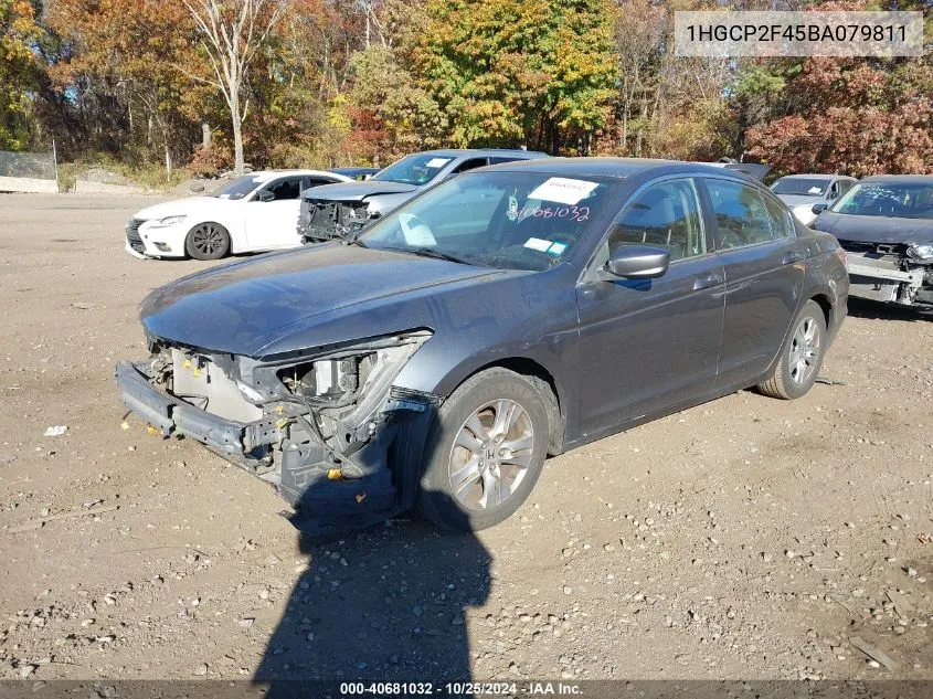 1HGCP2F45BA079811 2011 Honda Accord 2.4 Lx-P