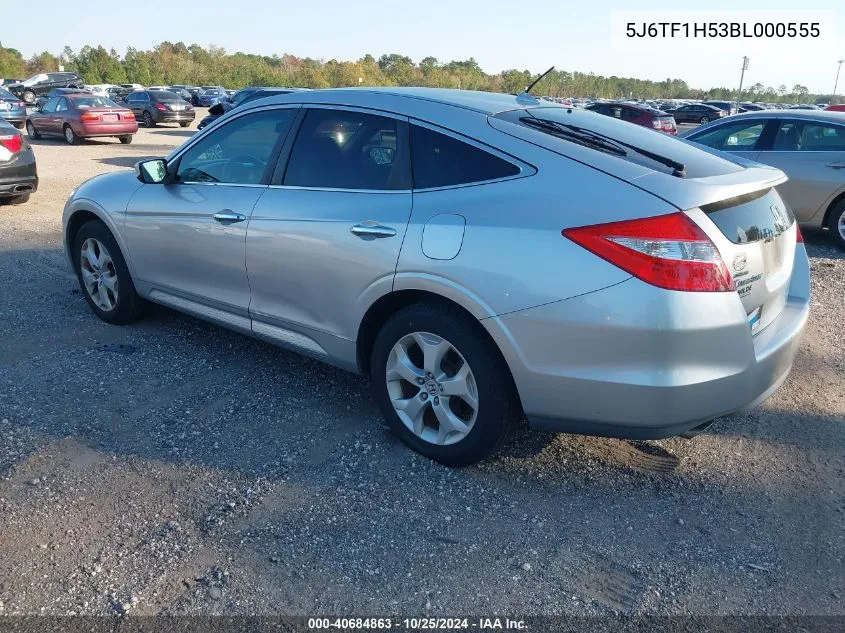 2011 Honda Accord Crosstour Ex-L VIN: 5J6TF1H53BL000555 Lot: 40684863