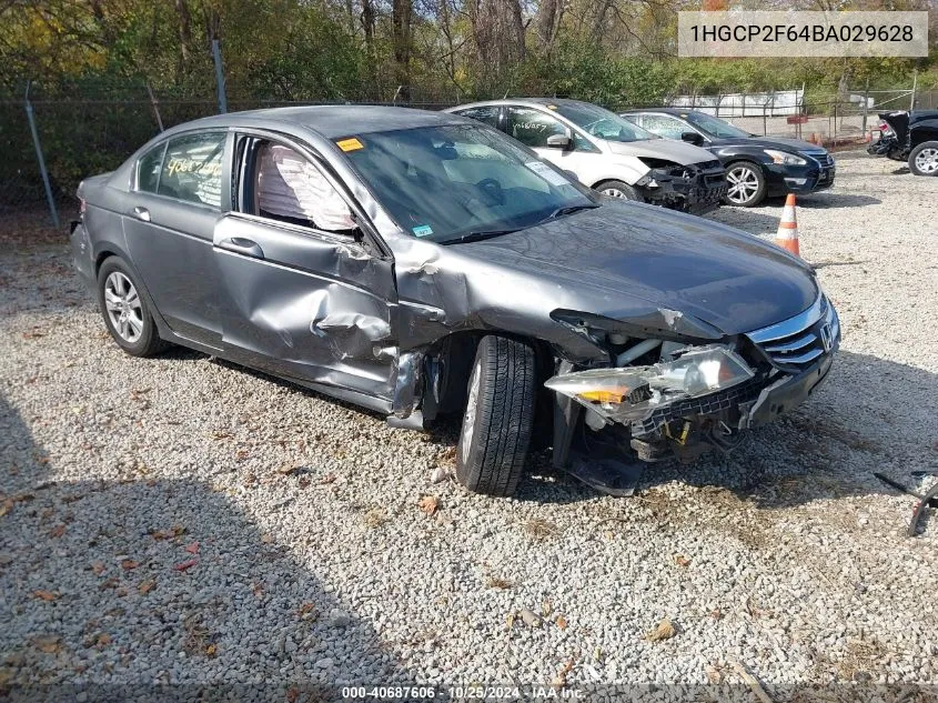 2011 Honda Accord 2.4 Se VIN: 1HGCP2F64BA029628 Lot: 40687606