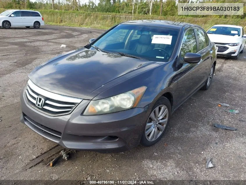 2011 Honda Accord 3.5 Ex-L VIN: 1HGCP3F89BA030183 Lot: 40795198