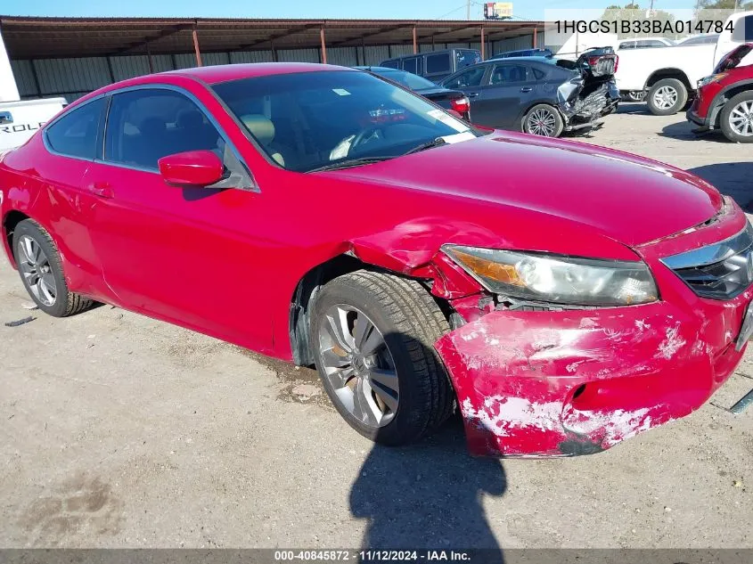 1HGCS1B33BA014784 2011 Honda Accord 2.4 Lx-S