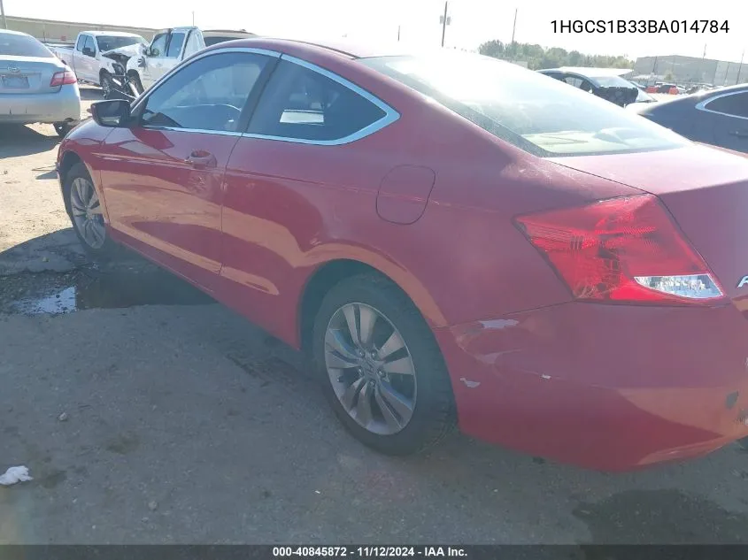 1HGCS1B33BA014784 2011 Honda Accord 2.4 Lx-S