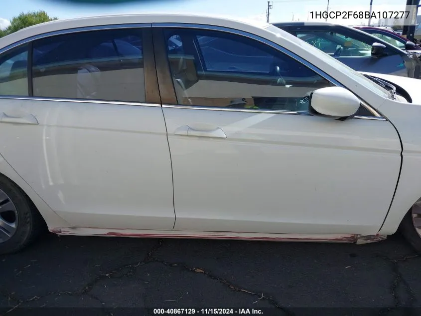 2011 Honda Accord 2.4 Se VIN: 1HGCP2F68BA107277 Lot: 40867129