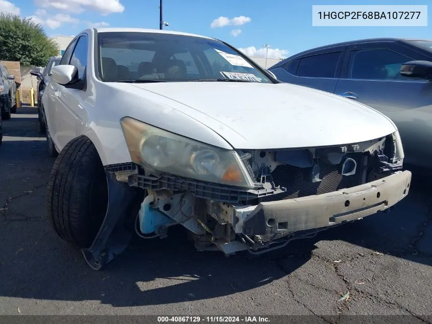 2011 Honda Accord 2.4 Se VIN: 1HGCP2F68BA107277 Lot: 40867129