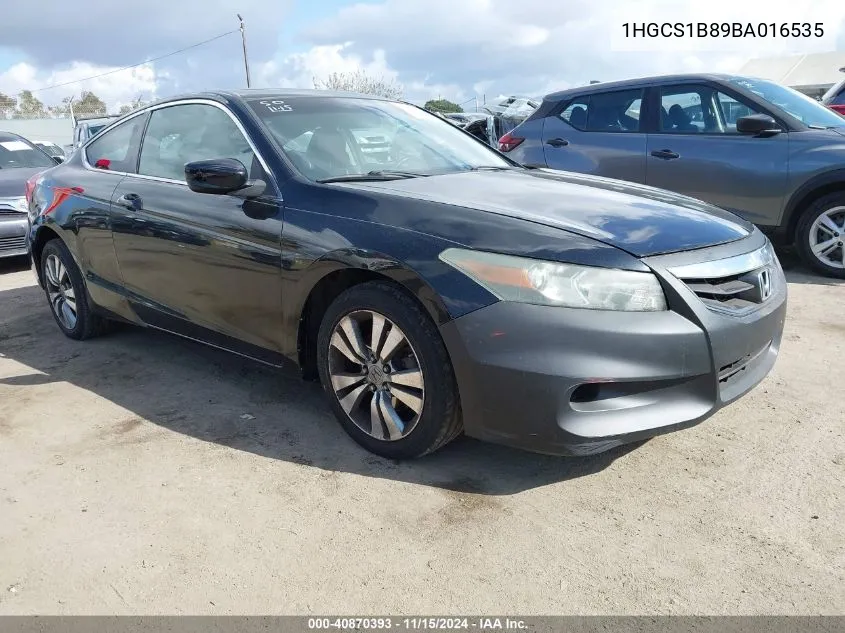 2011 Honda Accord 2.4 Ex-L VIN: 1HGCS1B89BA016535 Lot: 40870393