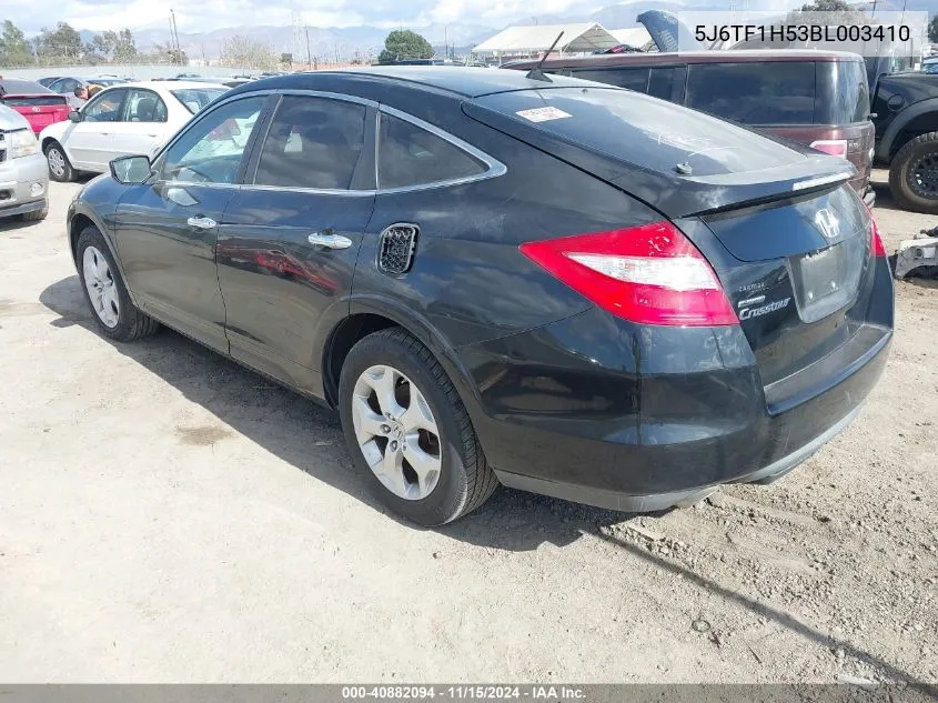 2011 Honda Accord Crosstour Ex-L VIN: 5J6TF1H53BL003410 Lot: 40882094