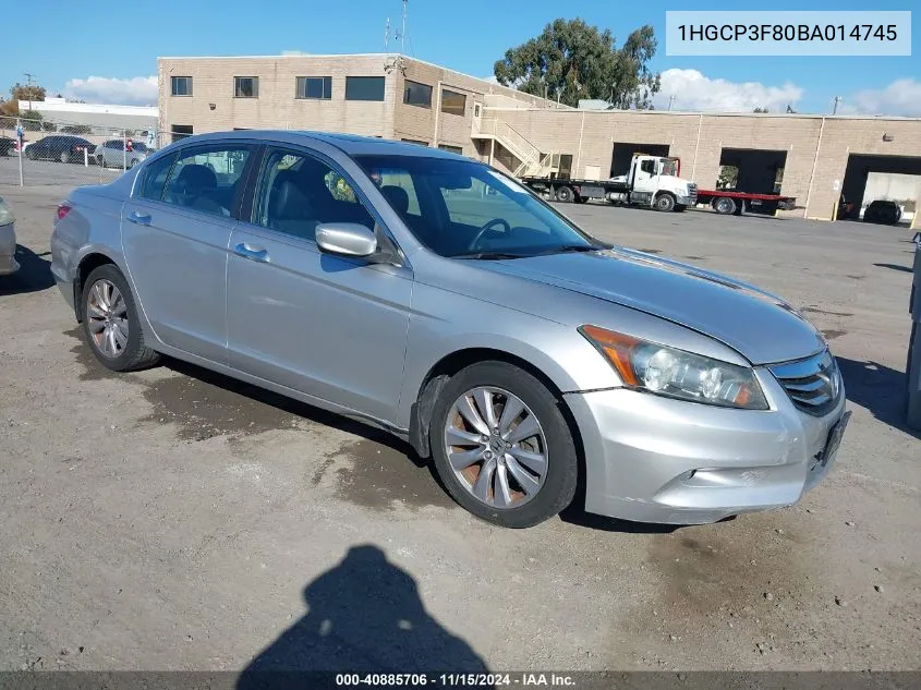 2011 Honda Accord 3.5 Ex-L VIN: 1HGCP3F80BA014745 Lot: 40885706