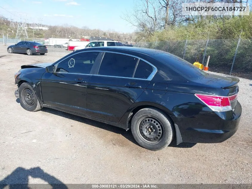 1HGCP2F60CA184727 2012 Honda Accord 2.4 Se